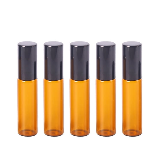 5Pcs Roll On Roller Essential Oil Bottles Refillable Perfume Makeup Containers