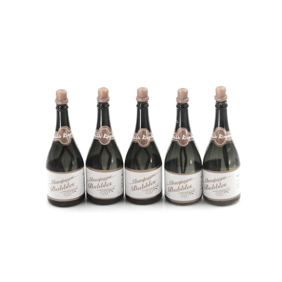 5Pcs Romantic Wedding Party Champagne Bottle Shape DIY Self Watering Bubble Bottles