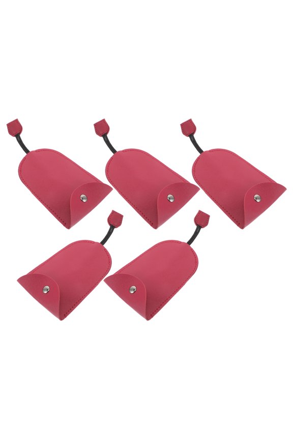 5Pcs Rosy Travel Key Case Stylish Compact Key Fob Organizer for Home and Office
