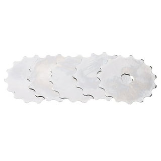  5 Pack 45mm Crochet Edge Skip Blade Perforated Rotary Blades  for Paper Perforating Fleece Fabric Scrapbooking : Arts, Crafts & Sewing