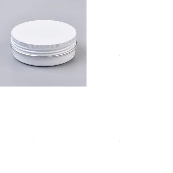 5Pcs Round Aluminium Tin Cans Aluminium Jar Storage Containers for Cosmetic Candles Candies with Screw Top LidCapacity: 60ml(2.02 fl. oz)