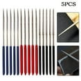 thumbnail image 1 of 5Pcs Round Diamond Files Needle Rasp File Polishing Finishing Tools Ceramic Metal Jewelry Glass Wood Working 5Pcs Blue Smile Home, 1 of 6