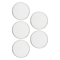 5Pcs Round Disposable Wire Net Grill Racks Iron Roast Grate Cooking Barbecue Bbq Barbecue Net Square Bbq Rack 25/28/33Cm
