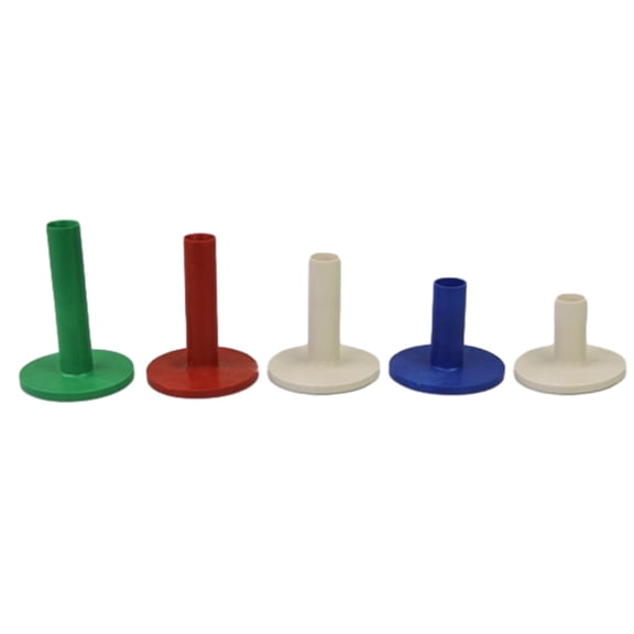 5Pcs Rubber Golfs Tees Elasticity Golfs Golfball Base Driving Ranges Mat Golfs Tees Indoor Outdoor Practice Golfball Hol