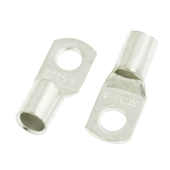 5Pcs 35mm2 Section Copper Cable Terminal Connector for 8mm Dia Bolt