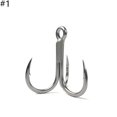 thumbnail image 1 of 5Pcs/SET Rust-Proof Saltwater Lure Angling Supplies Fishing Accessories Fishhooks Sea Trolling 4X Treble Hook Triple Anchor Hooks #1, 1 of 8