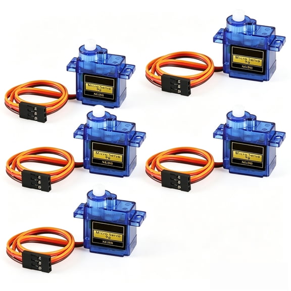 5Pcs SG90 9g Micro Servos for RC Robot Helicopter Airplane Controls Car Boa