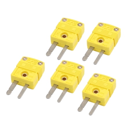 5Pcs SMPW-K-M/F K Type Thermocouple Temperature Measuring Wire Plug Connector