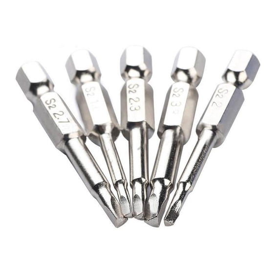 5Pcs Sale Magnetic Triangle Head Screwdriver Bits S2 Shank Steel V9S5 BE FAST I5Z9