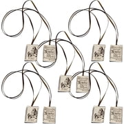 Brown Scapular of Our Lady of Mount Carmel - 5Pcs Catholic Religious Necklaces, Traditional Spiritual Gift for Communion