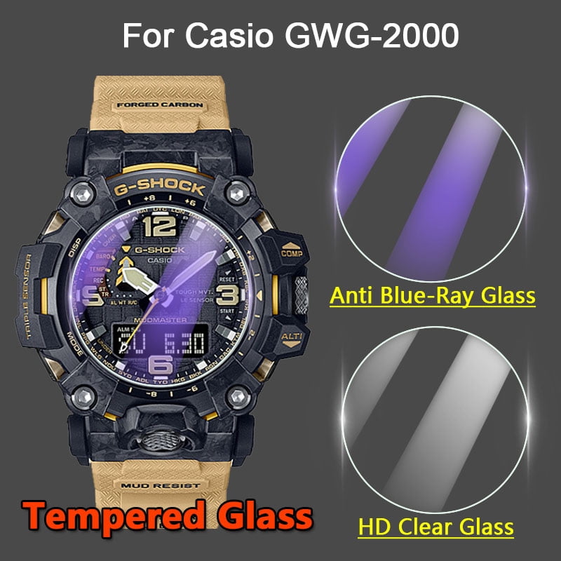 5Pcs Screen Protector For Casio GWG2000 GWG 2000 SmartWatch 2.5D 9H Ultra Clear / Anti BlueRay