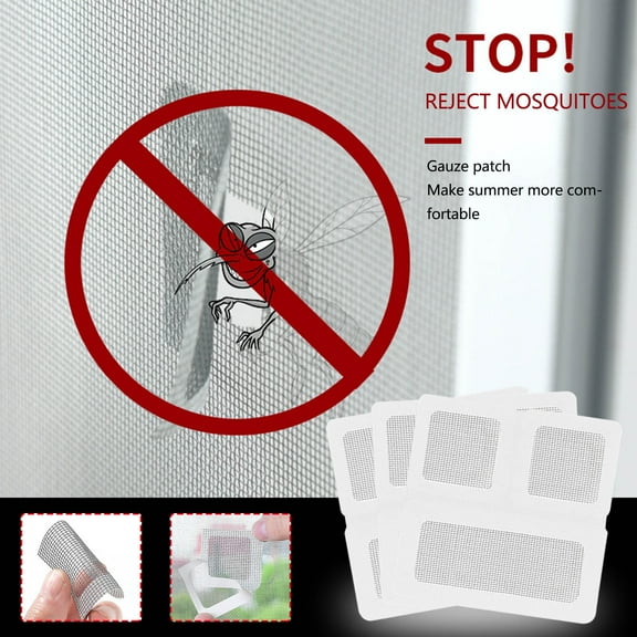 5Pcs Screen Repair Patch! Yannianjz Self Adhesive Screen Repair, Window Door Screen Patch for Mosquito Bug Protection, Summer Screen Repair Kit for Home Camping