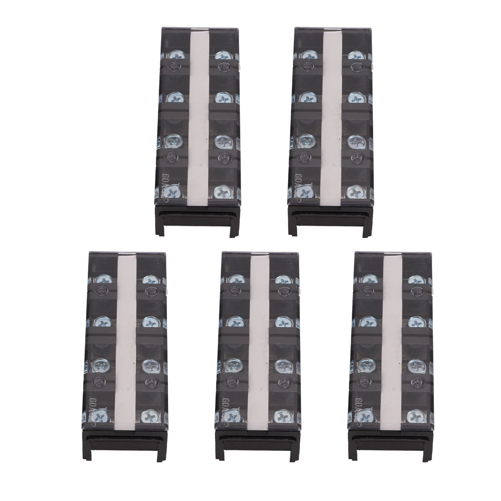 5Pcs Screw Terminal Strip Blocks 4 Positions High Current Connector
