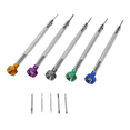 5Pcs/Set 0.81.6mm Steel Screwdriver for Watch Repairing Portable Watch