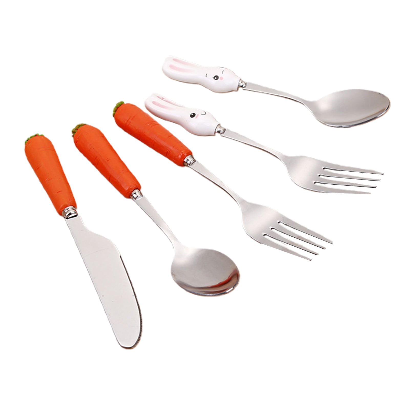 Munchkin Polish Toddler Fork, Knife and Spoon Utensil Set, Stainless Steel