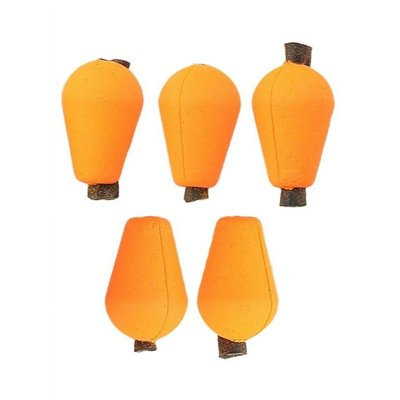 5Pcs/Set Fly Fishing Floating Foam Units Teardrop Strike Indicator,Red Small