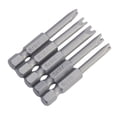 thumbnail image 1 of 5Pcs/Set Magnetic U Shape Screwdriver Security Bits Tool 1/4" Hex Shank 50Mm, 1 of 9