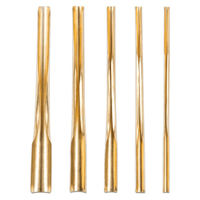 5Pcs/Set Practical Brass Clay Hole Cutters Wear Resistant Ceramic Punch