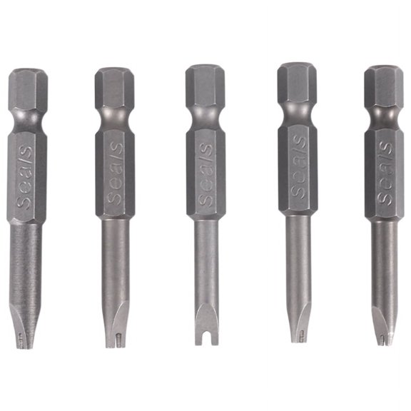 5Pcs Set Security Bit Set Tamper Proof Screwdriver Drill Bit Screw Driver Bits Hex xc10428