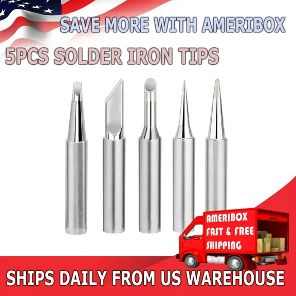 5Pcs Set Solder Screwdriver Iron Tip 900M-T For Hakko Soldering Station Tool