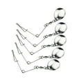 thumbnail image 1 of 5Pcs/Set Spinner Blade Reflective Exquisite Stainless Spoon Spinner Parts for Outdoor, 1 of 7