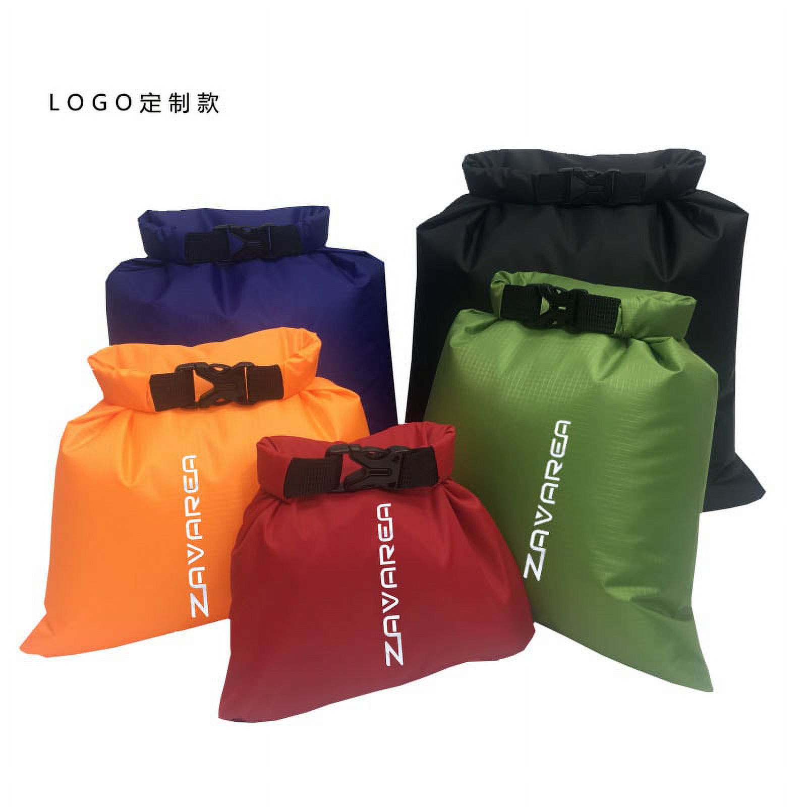 5Pcs/Set Waterproof Dry Bag, Roll Top Dry Compression Sack for Kayaking, Beach, Rafting, Boating, Hiking, Camping and Fishing - image 1 of 1