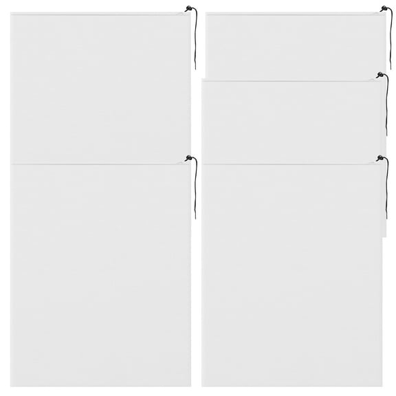 5Pcs Shrub Cover Freeze Protection Reusable Winter Drawstring Shrub Cover Nonwoven Fabric Tree Jacket Frost Blanket Shrub Protection Cover Bag with Zipper for Shrub Fruit Tree