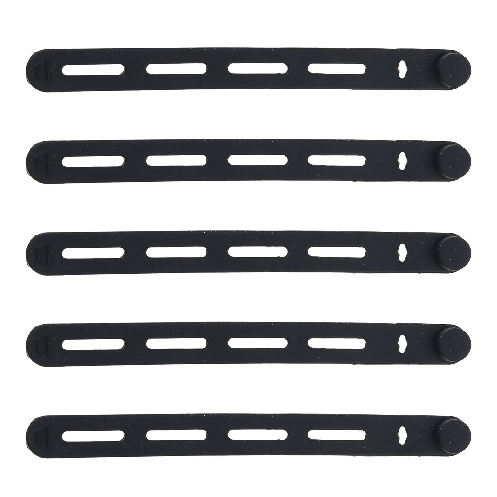 5Pcs Silicone Cable Ties Cord Ties Cord Wrap Cable Ties Reusable Cord ...
