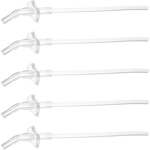 5Pcs Silicone Straw Replacement Kids Water Bottle Straw Replacement Flexible Bendable Silicone