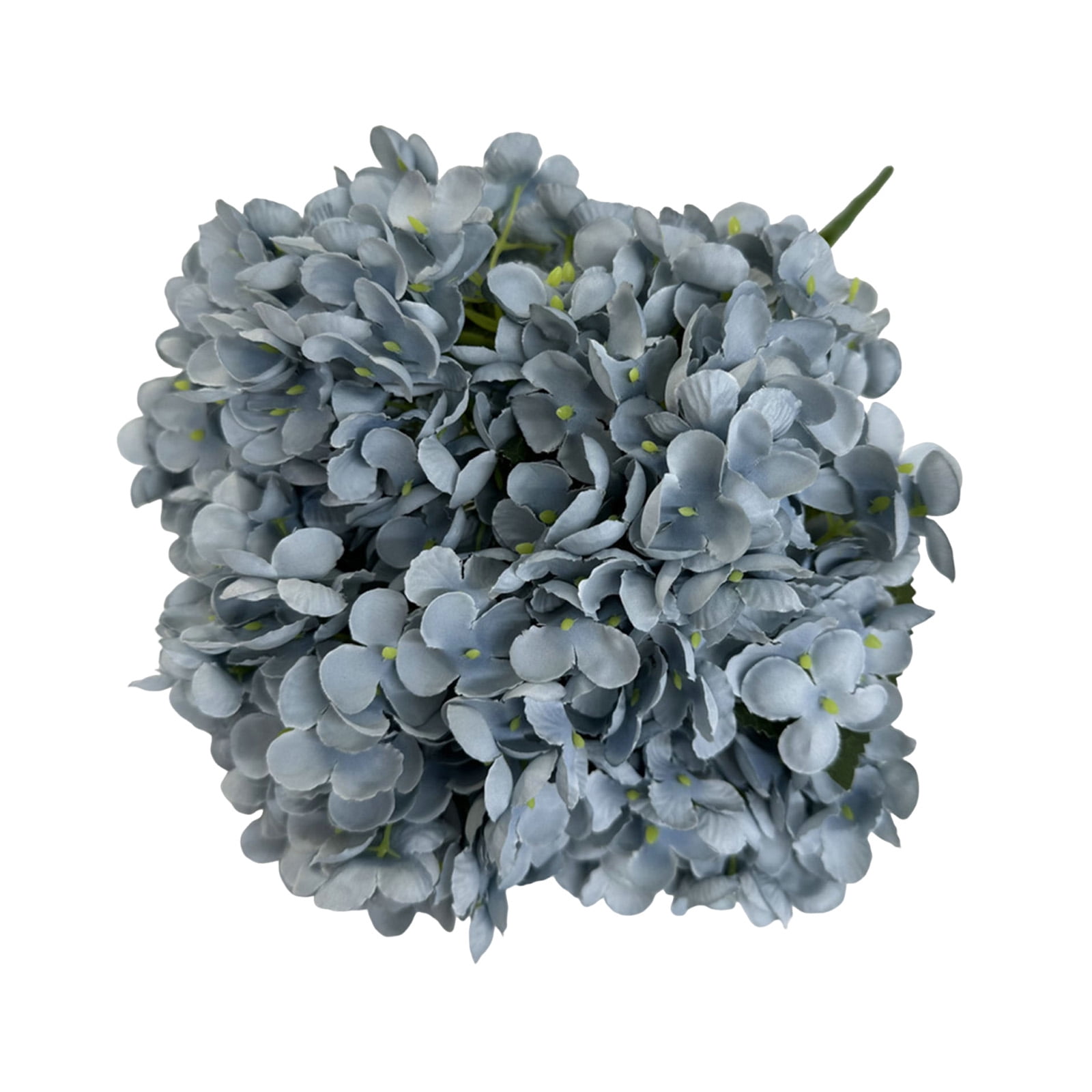 5Pcs Silk Hydrangeas Artificial Flower, Boho Dried Touch 19'' Faux Hydrangeas for Fall Home Decor Kitchen Living Room Porch Wreath Xmas Wedding Flower Arrangement