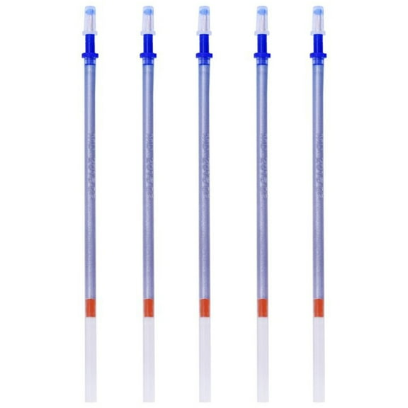5Pcs Silver Water Erasable Soluble Pen Refill For Fabric Leather Marker Marking