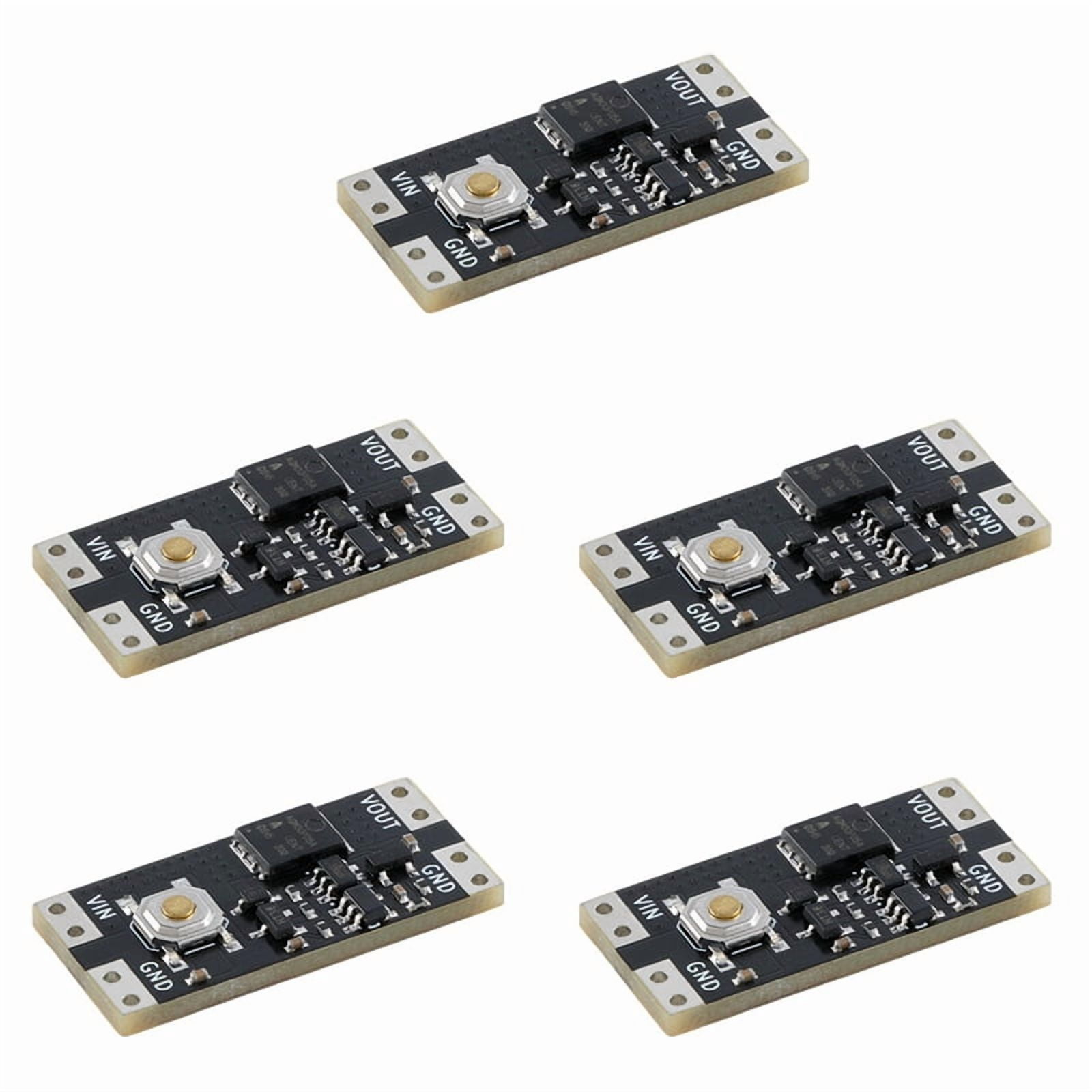 Bla Module 5 5Pcs Single Bond Button Bistable Switch Module 4.5-26V 1.3UA Load 10A ...