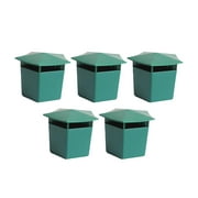 5Pcs Slug Cage for Garden, Reusable Snail Slug Plastic Box for Farm, Outdoor, Indoor, Yard, Snail Cage Garden Tools, Snail Home, Simulation of Natural Environment, 3.54"x3.94", Sales Clearance Today!