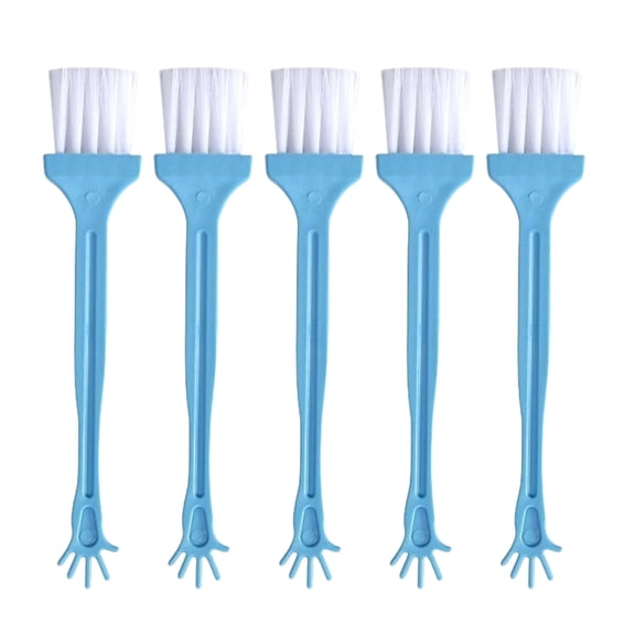 5Pcs Small Plastic Brushes Cleaning Computer Keyboard Window Rails Printer Dust Removal Cleaner Brush Tool