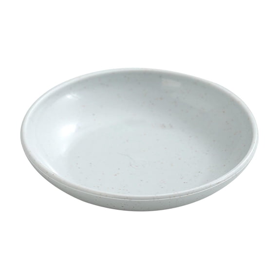 5Pcs Small Round Ceramic Seasoning Dish Kitchen Dipping Bowl For Soy Sauce Salad Dressing Household Dining Gray