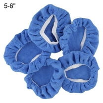 5Pcs Soft Microfiber Auto Car Polisher Pad Polishing Bonnet Buffing Buffer Waxer Car Cleaning Auto Paint Care Polisher Pads