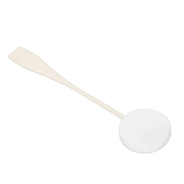 5Pcs Soft Powder Puffs, Long Handled Lotion Applicator with Incredible Water Absorption, Ideal for Home Use, White