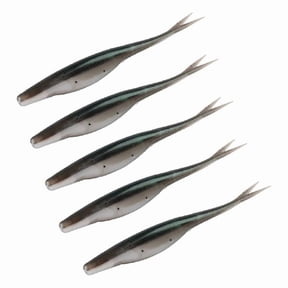 5Pcs Soft Swimbait Floating Baits Fishing Lures Split Tail Swimbaits Lures Baits Fishing Lures Tackle Accessories