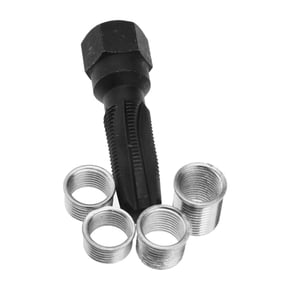 5Pcs Spark Plug , M14 x 1.25mm with 4 Sizes Inserts Cylinder Head Tools 14mm Sparking Repair Durable