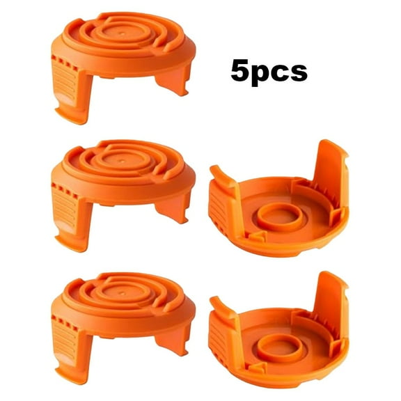 5Pcs Spool Cap Covers For Worx Wg150 Wg151 Wg152 Wg153 Line Trimmer Use