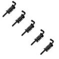 thumbnail image 1 of 5Pcs Spring Loaded Gate Latch Pin Barrel Bolt 5inch Durable Solid Steel for Shed Doors Wood Metal Gate Black Tool,Spring Loaded Latch Pin Door Lock, 1 of 6