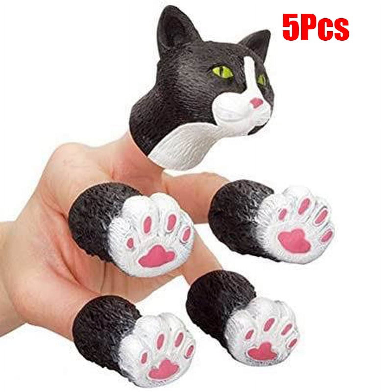 Small Plastic Cat Figures Tiny Hands For Cats Props Silicone Funny Mini  Creative Finger Fidget Small Hand Tease Pets Game Toy From Beaufullife,  $1.11