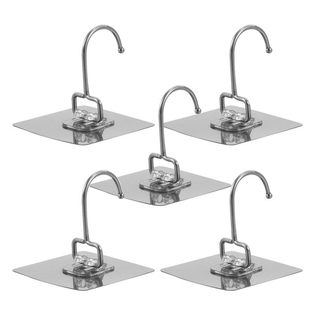 5Pcs Stainless Steel Bed Canopy Hook Sticky Ceiling Bed Dome Canopy ...