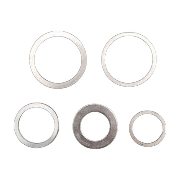 5Pcs Stainless Steel Cutter Blade Adapter Rings Set Multiple Reducers Strong Construction Professional Design