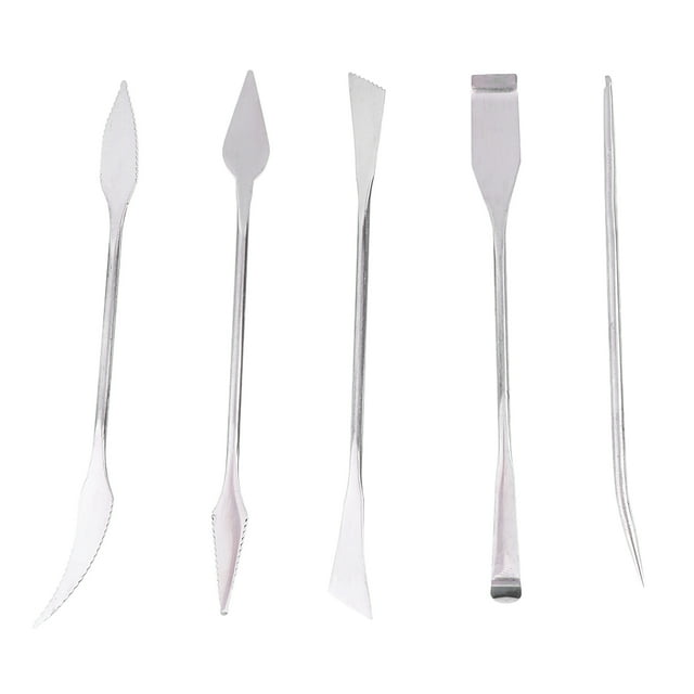 5pcs Stainless Steel Wax Clay Pottery Carving Modeling Sculpture Diy 