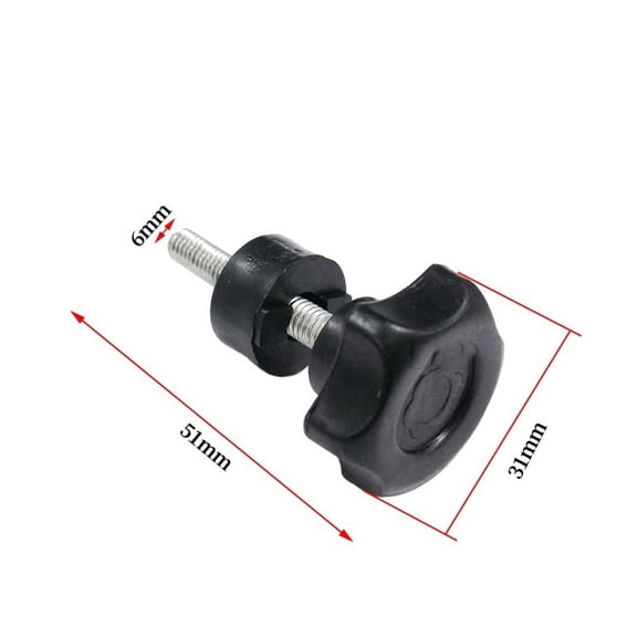 5Pcs Star Shape Thread Clamping Handle Bolt Bakelite Hand Knob Tighten Screw M6
