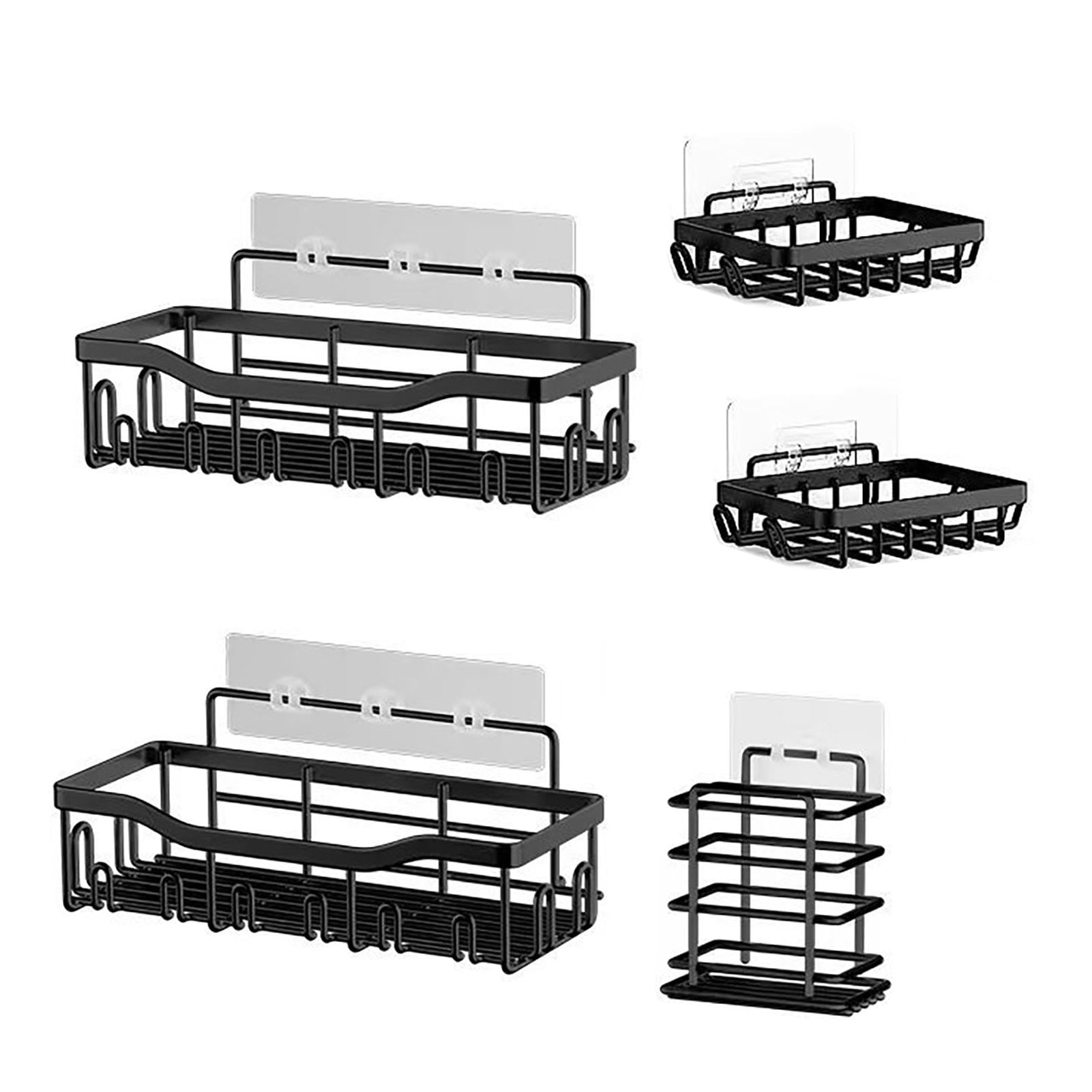 5Pcs Storage Racks Hollow Design Rustproof Corrosion