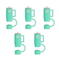 thumbnail image 1 of 5Pcs Straw Cover Cap for 10mm Straw, Silicone Straw Topper Compatible with Stanley 30&40 Oz Tumbler with Handle, 1 of 11