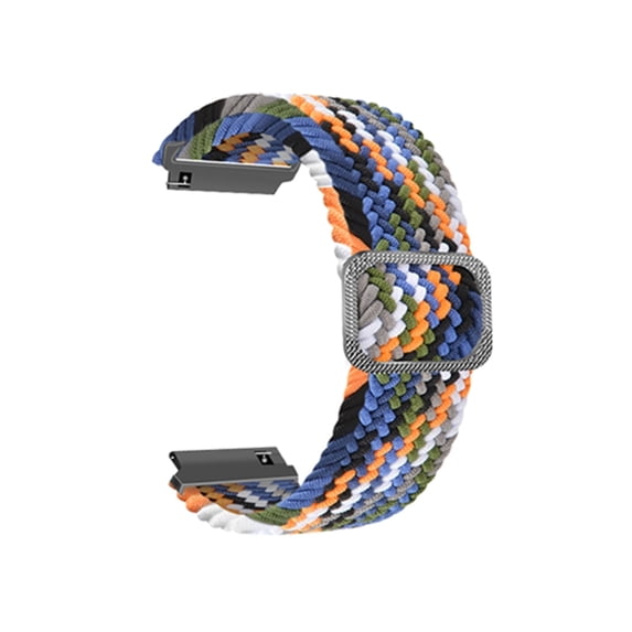 5Pcs Stretchy Loop Watch Band, RRJ Stretchy Loop Watch Bands, Nylon Woven Elastic Replacement Strap for Watch 2 Pro, 22mm Adjustable Breathable No-Buckle Band for Men Women, Comfortable Fitness