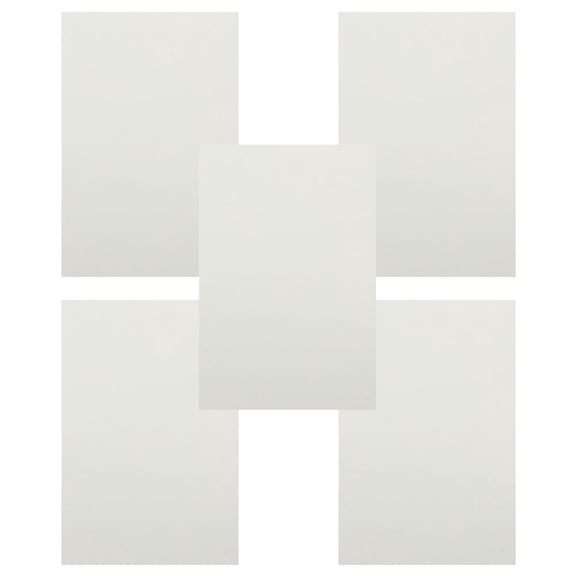 BEADCEST 5-Pack Sublimation Aluminum Alloy Rectangular Photo Blanks for Wall Display and